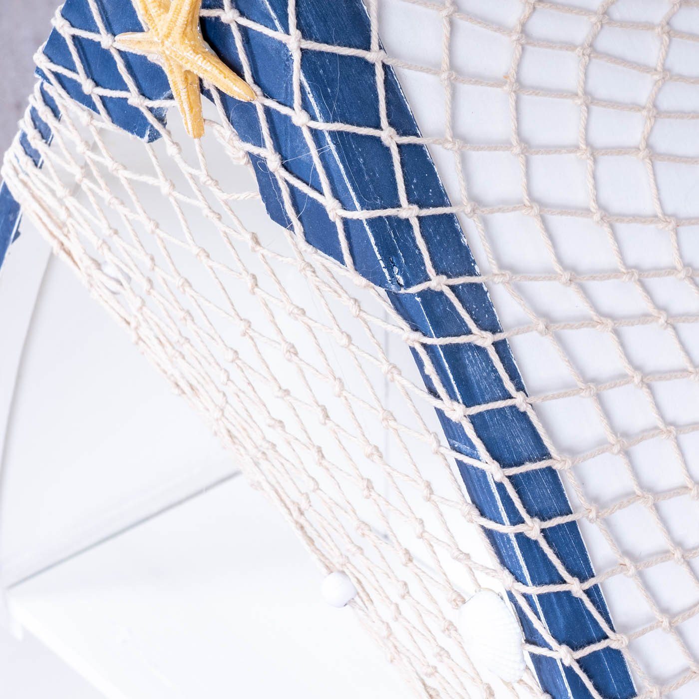 Levandeo® Standregal, 5er Set Regale H48-102cm Boot Holz Maritim Blau Weiß Holzregal Deko