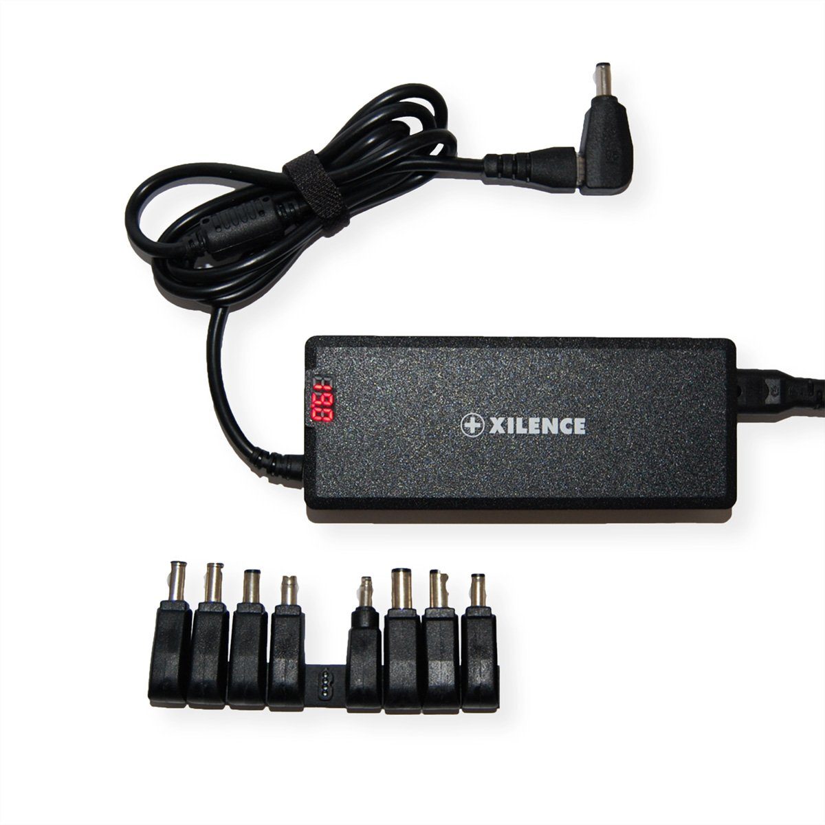 Xilence XM008 Universal Notebook Ladegerät, 9 Adapter, LED Anzeige, 75W  Notebook-Netzteil