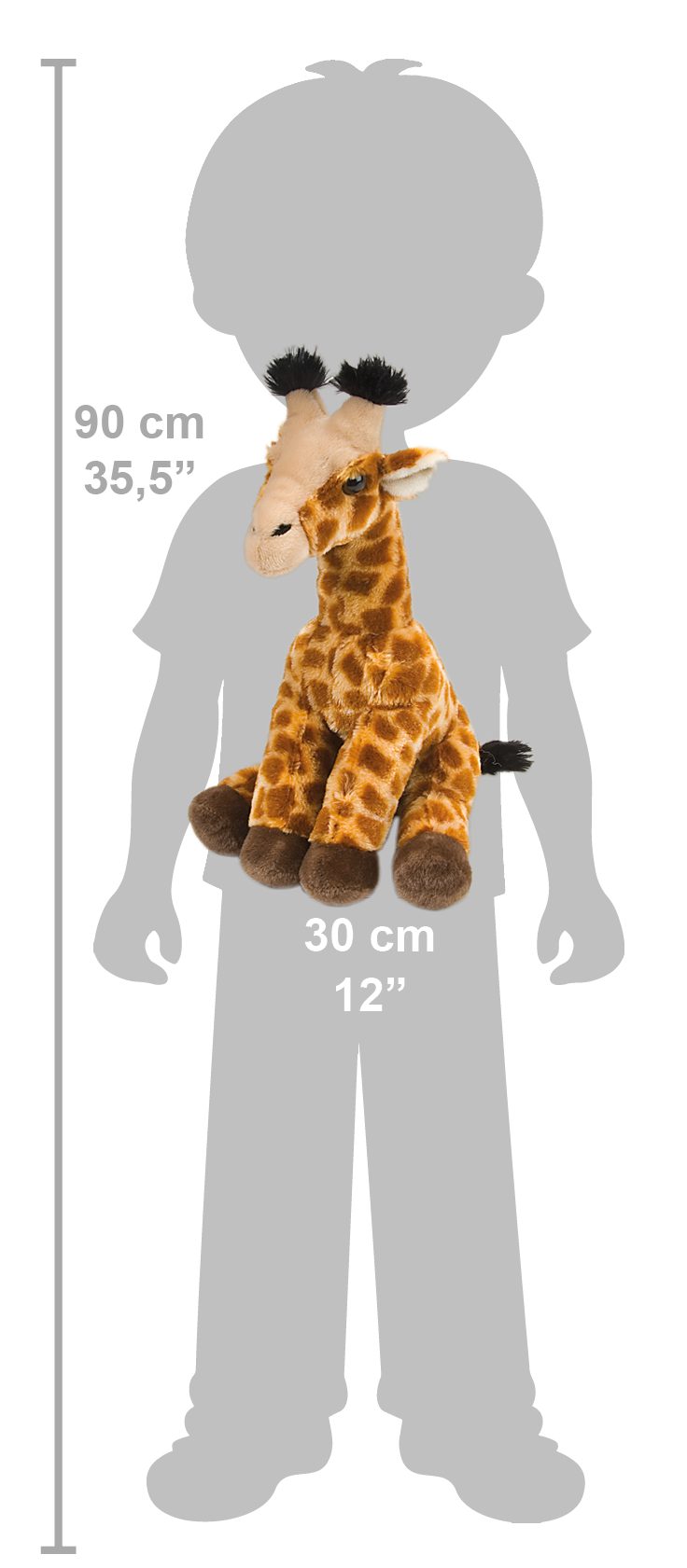 WILD REPUBLIC    Kuscheltier Wild Republic - Kuscheltier - Cuddlekins - Baby Giraffe