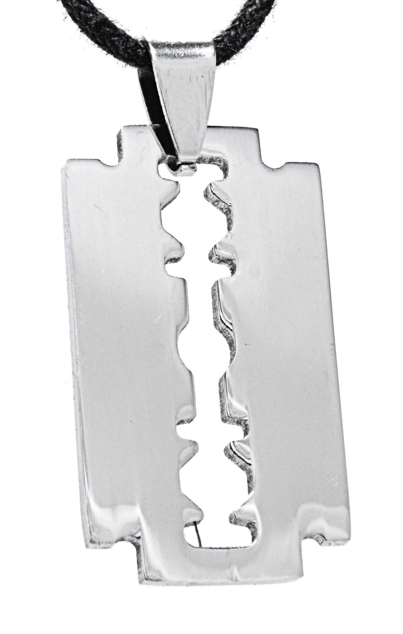 Kiss of Leather Kettenanhänger Rasierklinge Razor günstig online kaufen