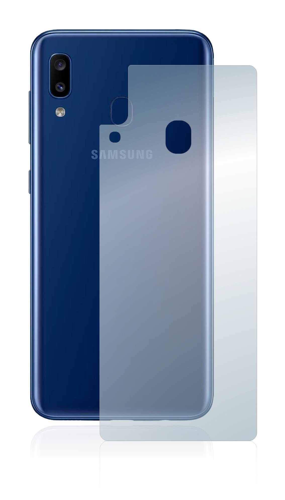 upscreen Schutzfolie »für Samsung Galaxy A20 (Rückseite)«, Folie  Schutzfolie klar anti-scratch