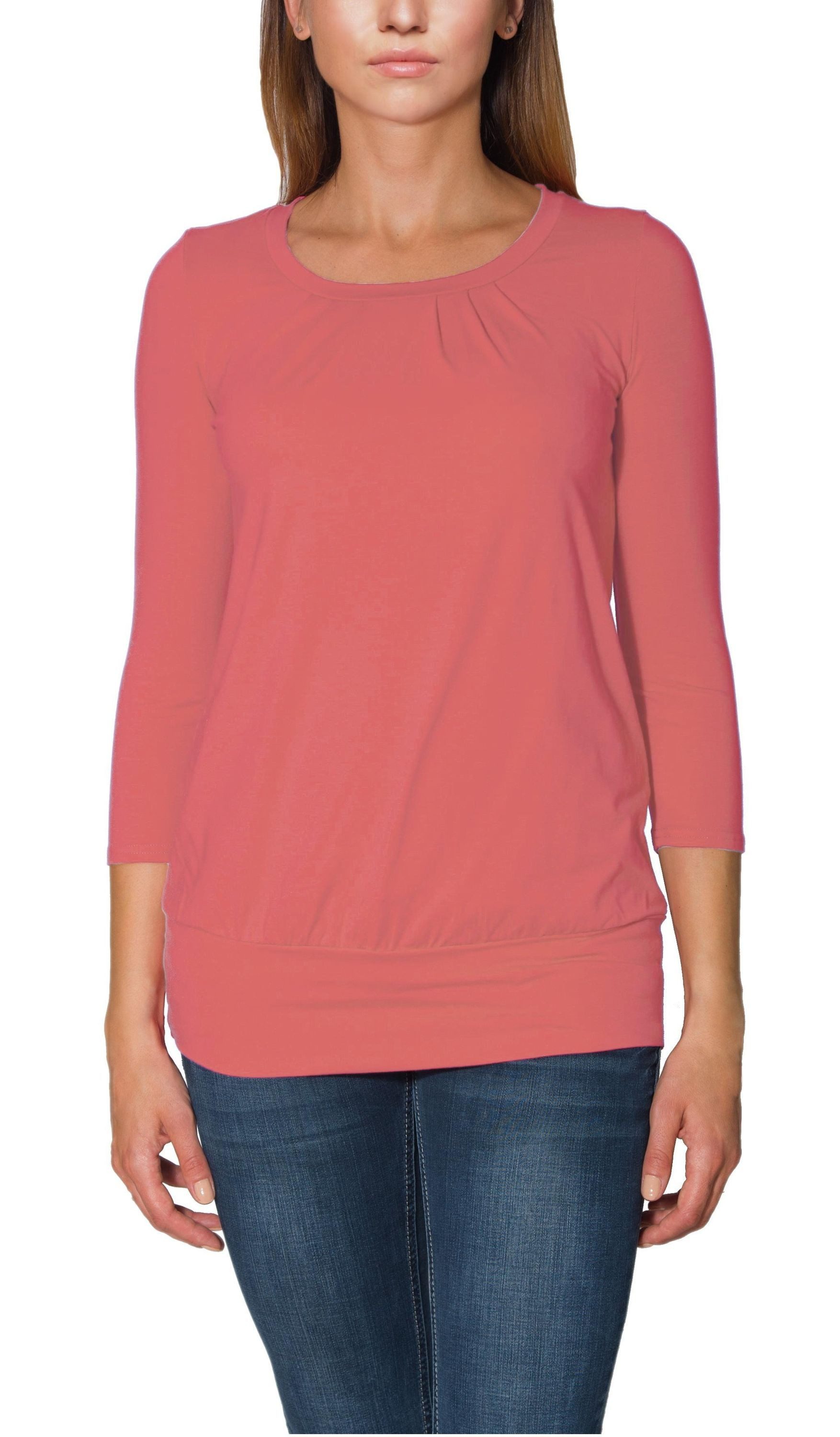 Alkato Longshirt Alkato Damen Viskose Shirt günstig online kaufen