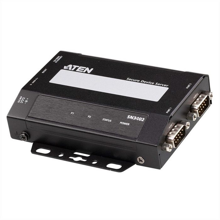 Aten SN3402 2-Port RS-232/422/485 Secure Device Server Computer-Adapter RJ-45 Weiblich (Buchse) zu D-Sub 9-polig (DE-9) Männlich (Stecker)