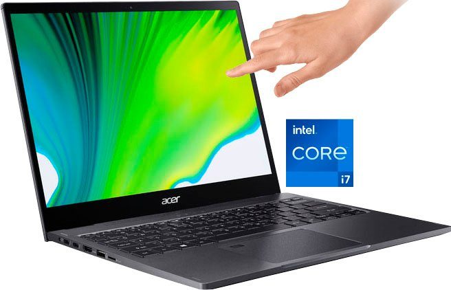 Acer Spin 5 SP513-55N-72D7 Convertible Notebook (Intel Core i7 1165G7, Iris  Xe Graphics, 1024 GB SSD)