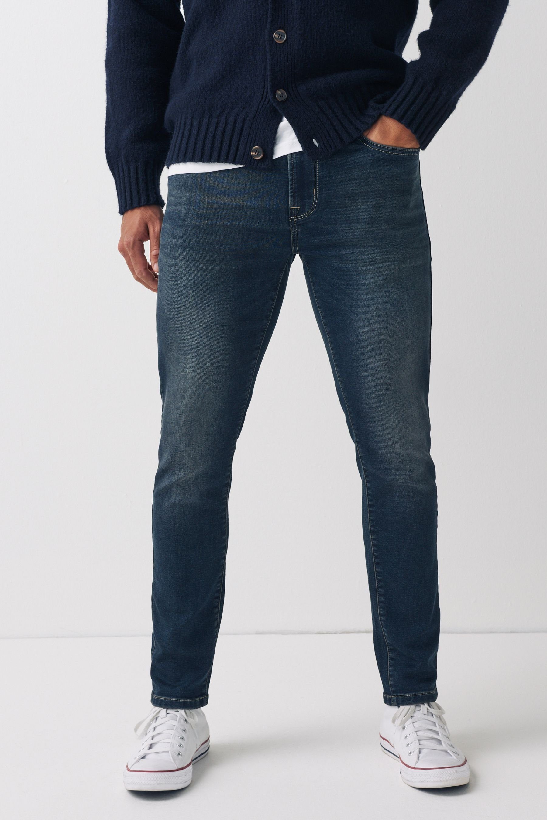 Next Skinny-fit-Jeans (1-tlg) Vintage Dusky Blue