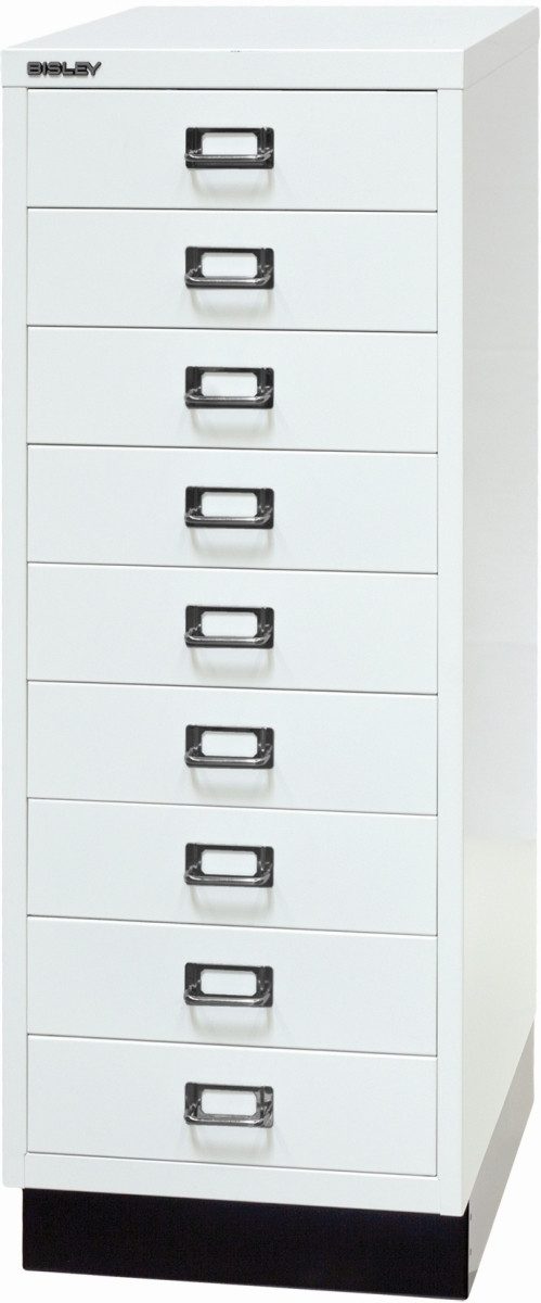 Bisley Aktenschrank Schubladenschrank MultiDrawer 39er Serie Sockel A3 9 Schubladen verkeh