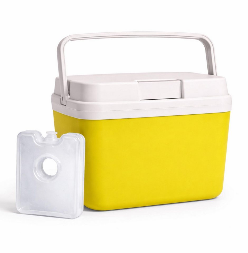 TK Gruppe Kühlbox Premium Kühlbox 15L mit Kühlakku & Kühlelement – Kühltasche Camping