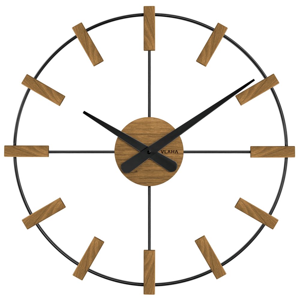 Hettich-Uhren Wanduhr Design Holzuhr Wanduhr skandinavisches Große moderne Clockvilla