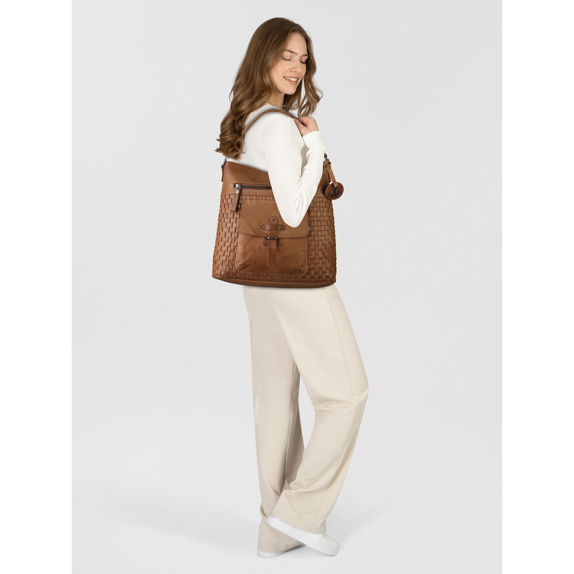 HARBOUR 2nd Schultertasche Urban Poets, Leder