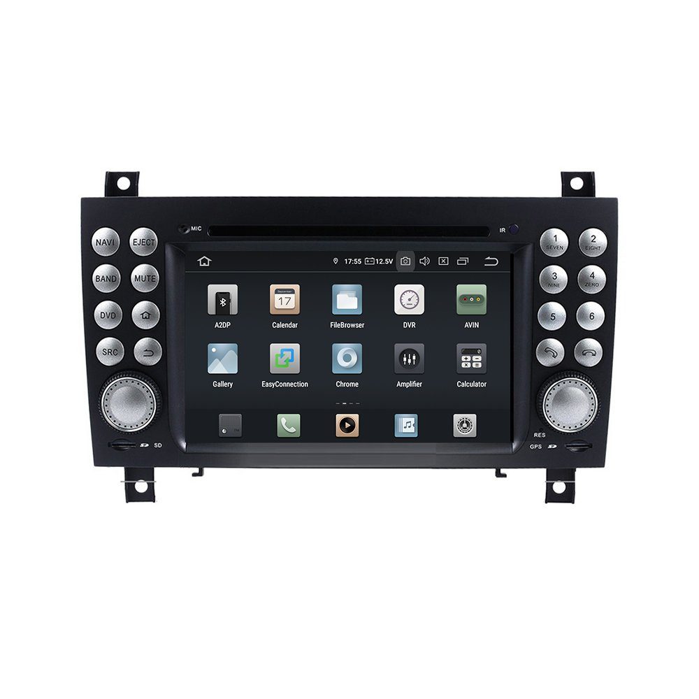 TAFFIO Für Mercedes SLK R171 W171 7" Touch Android Autoradio GPS CarPlay Einbau-Navigationsgerät