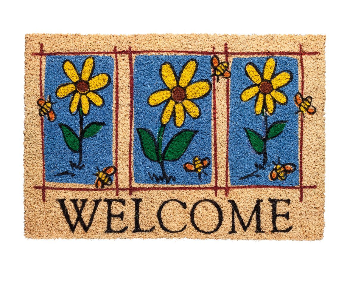 Betz Kokosmatte Kokosmatte Fußmatte Schmutzfangmatte WELCOME Größe 40x60cm