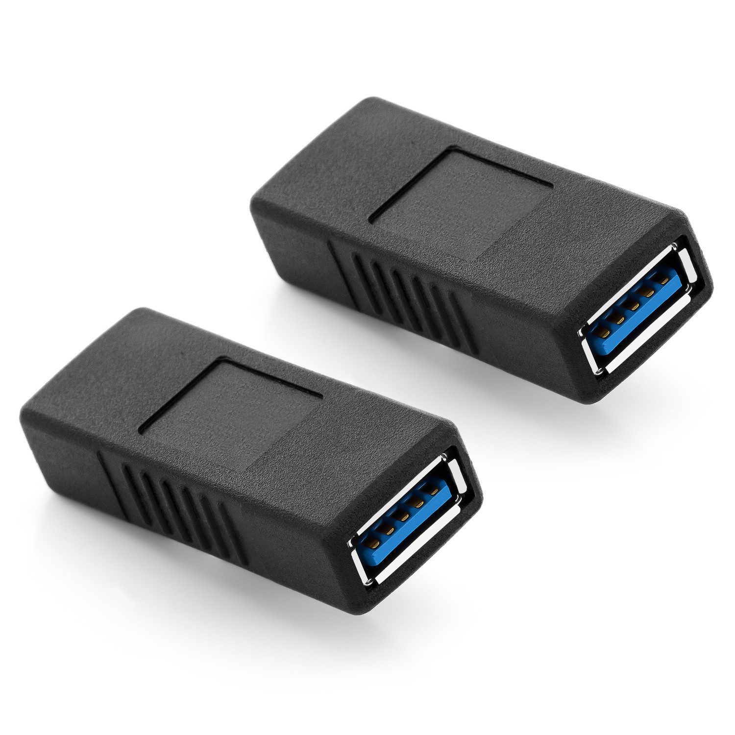 deleyCON deleyCON 2x USB 3.0 Adapter Kupplung - A-Buchse zu A-Buchse - 2 USB USB-Adapter