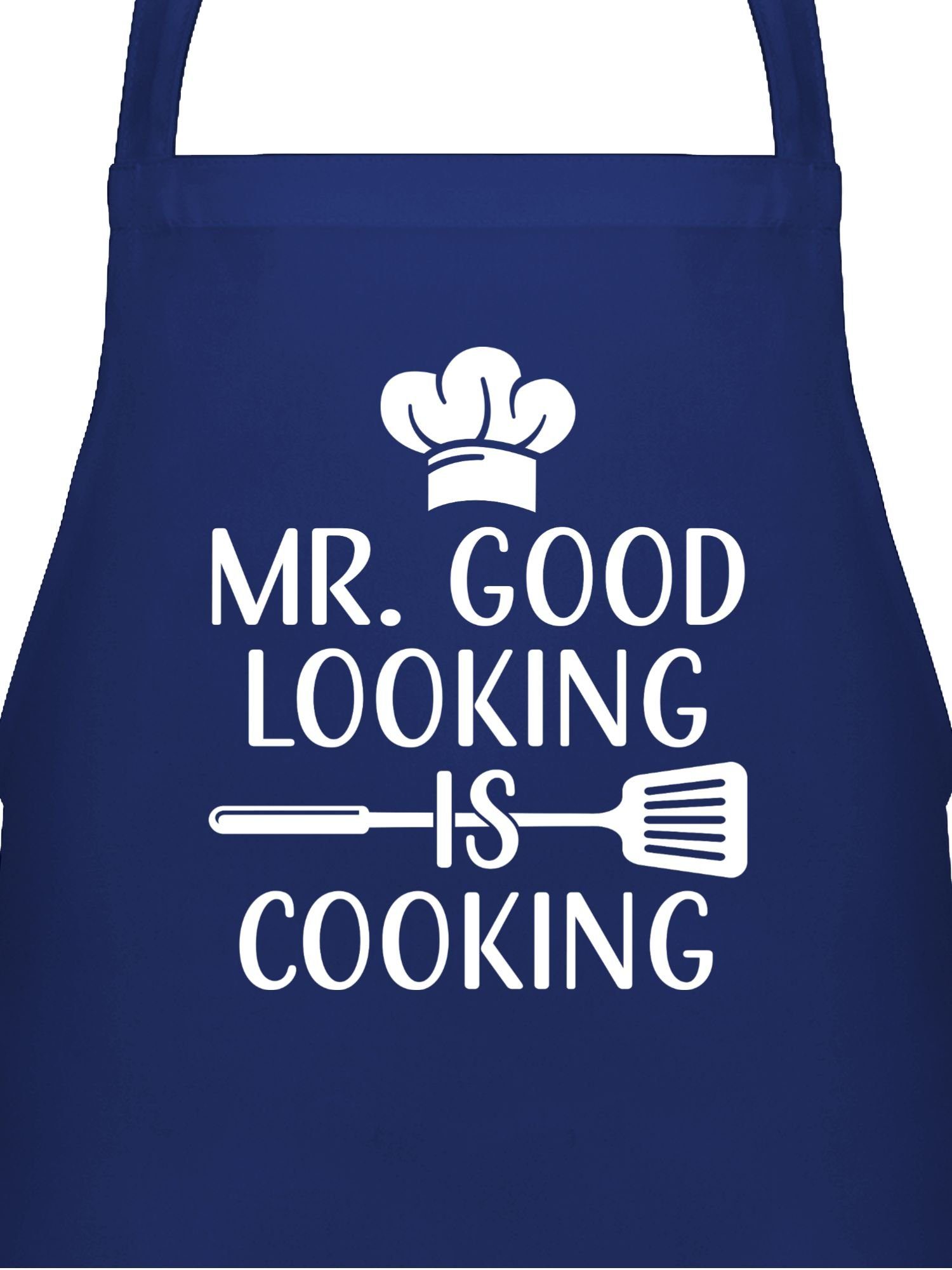 Shirtracer Kochschürze Mr. Good looking is cooking - Männergeschenke Weihna günstig online kaufen