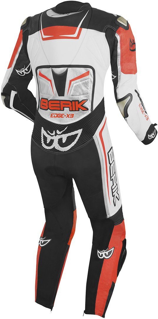 Berik Motorradkombi Cosmic 1-Teiler Motorrad Lederkombi Black/White/Red