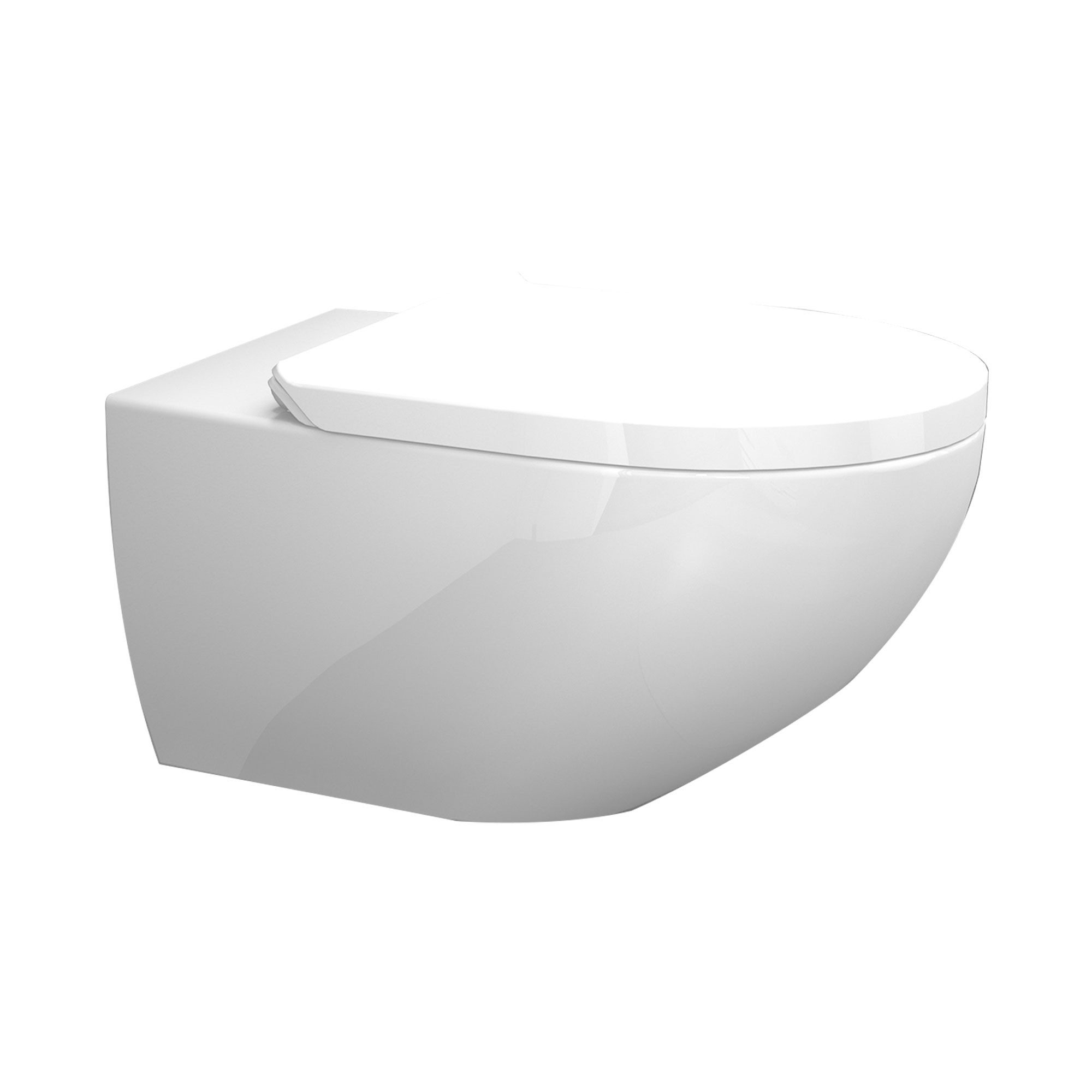 Bernstein Tiefspül-WC E-9030, Hänge-WC, spülrandlos, inkl. Soft-Close-Decke günstig online kaufen