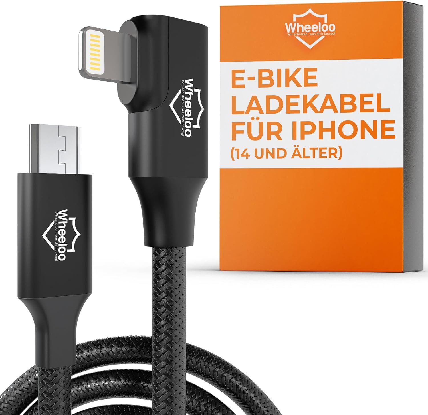 Wheeloo Ebike Ladekabel für alle Fahrradcomputer zB. Bosch, Yamaha, Impulse Smartphone-Kabel, Mikro USB Kabel mit OTG Funktion