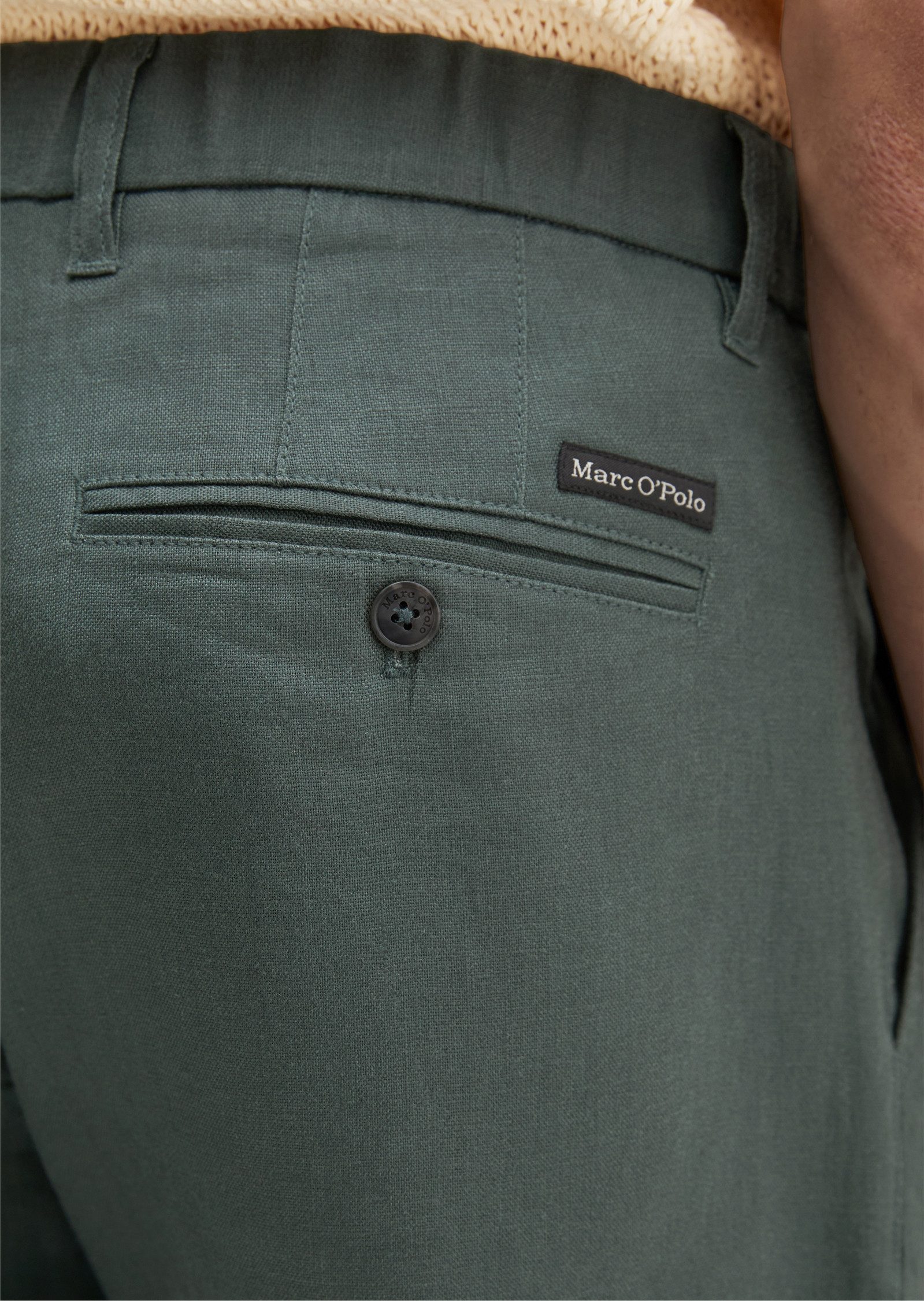 Marc O'Polo Leinenhose Osby jogger pleats