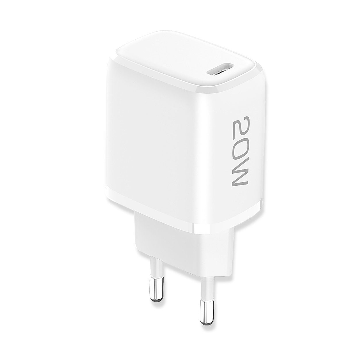 Netzteil Nivo USB Typ-C PD 20W weiß Smartphone-Ladegerät