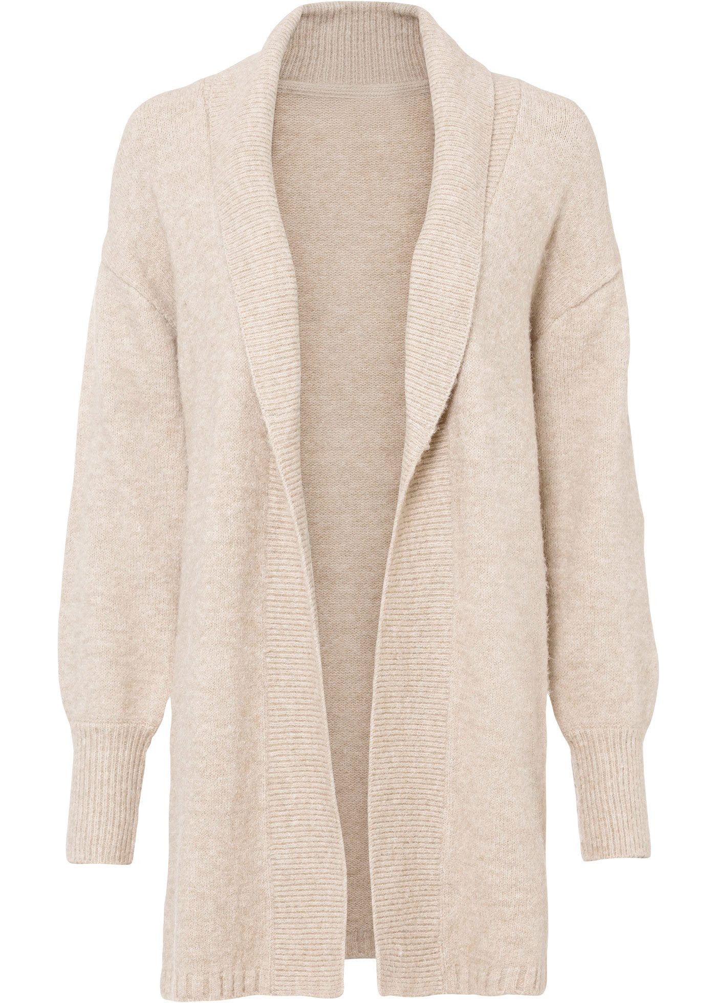 Longstrickjacke