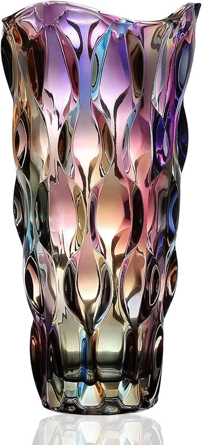 FELIXLEO Dekovase Keramik Vase Blumenvase Pampasgras Deko Rosa (1 St)