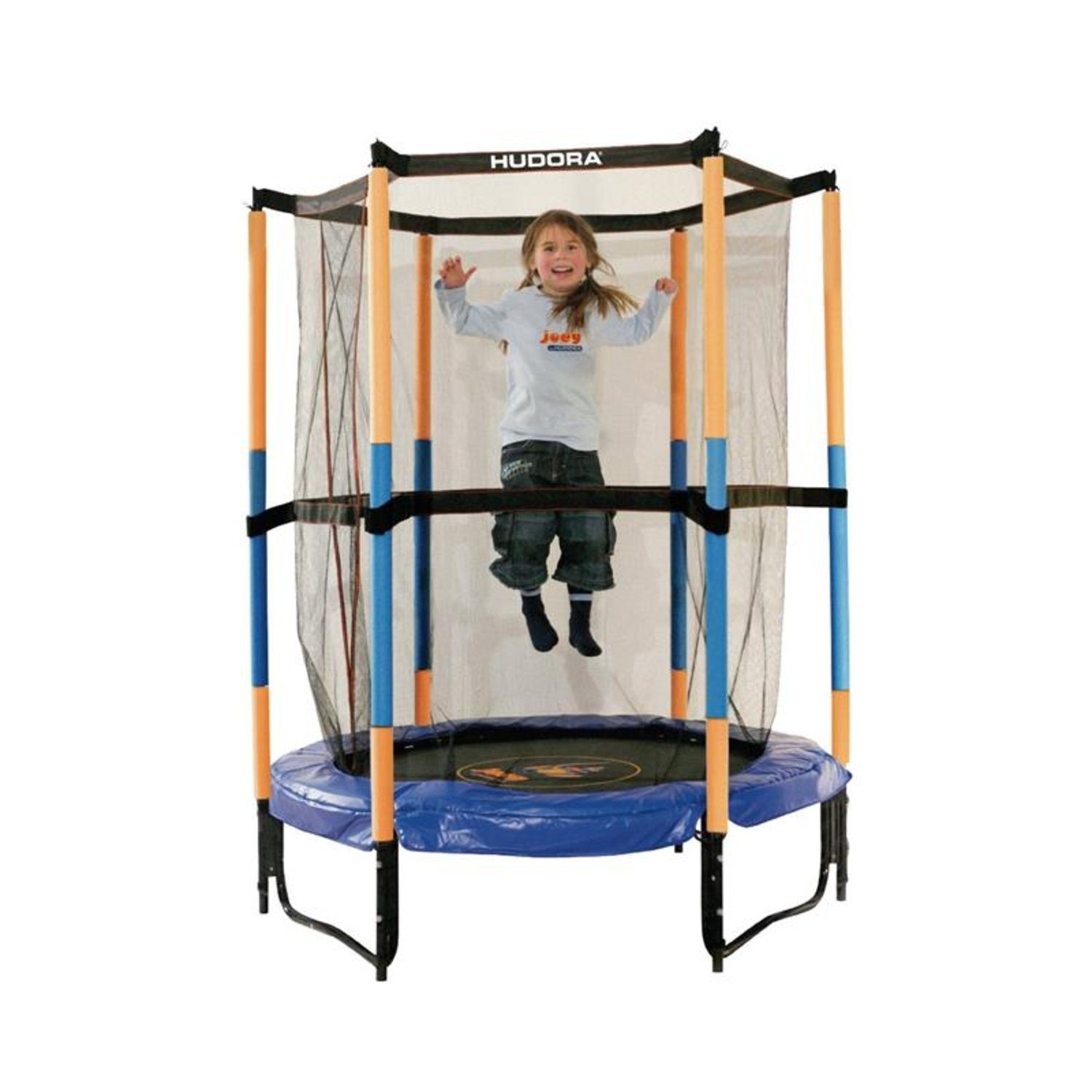 Hudora Gartentrampolin 65596 Sicherheitstrampolin Joey Jump 3.0