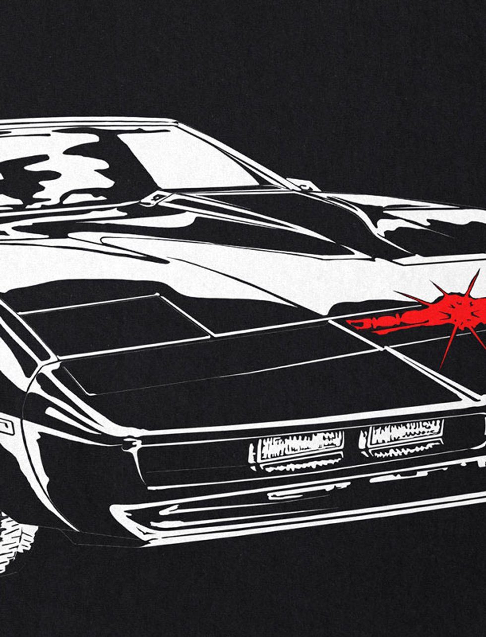 style3 T-Shirt K.I.T.T. Encounter michael knight 2000 black rider günstig online kaufen