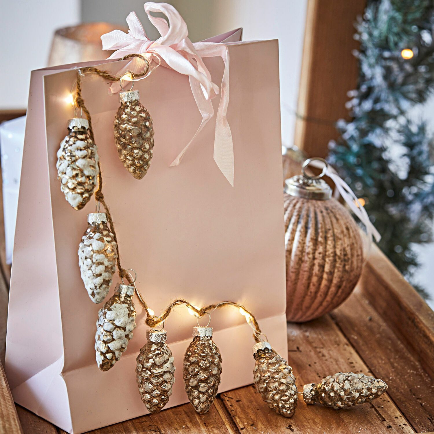 Mirabeau Lichterkette Lichterkette Mandelia weiß