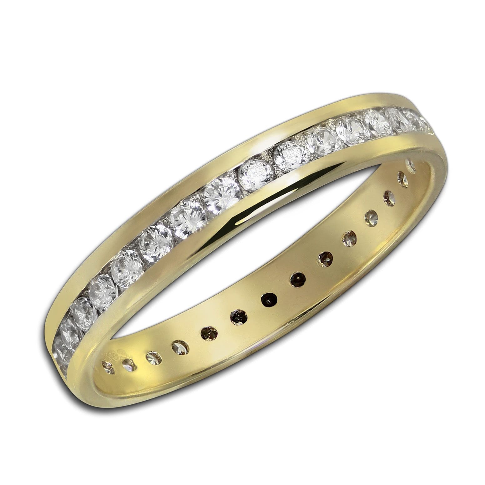 GoldDream Goldring GoldDream Gold Ring Gr.56 weiß (Fingerring), Damen Ring günstig online kaufen