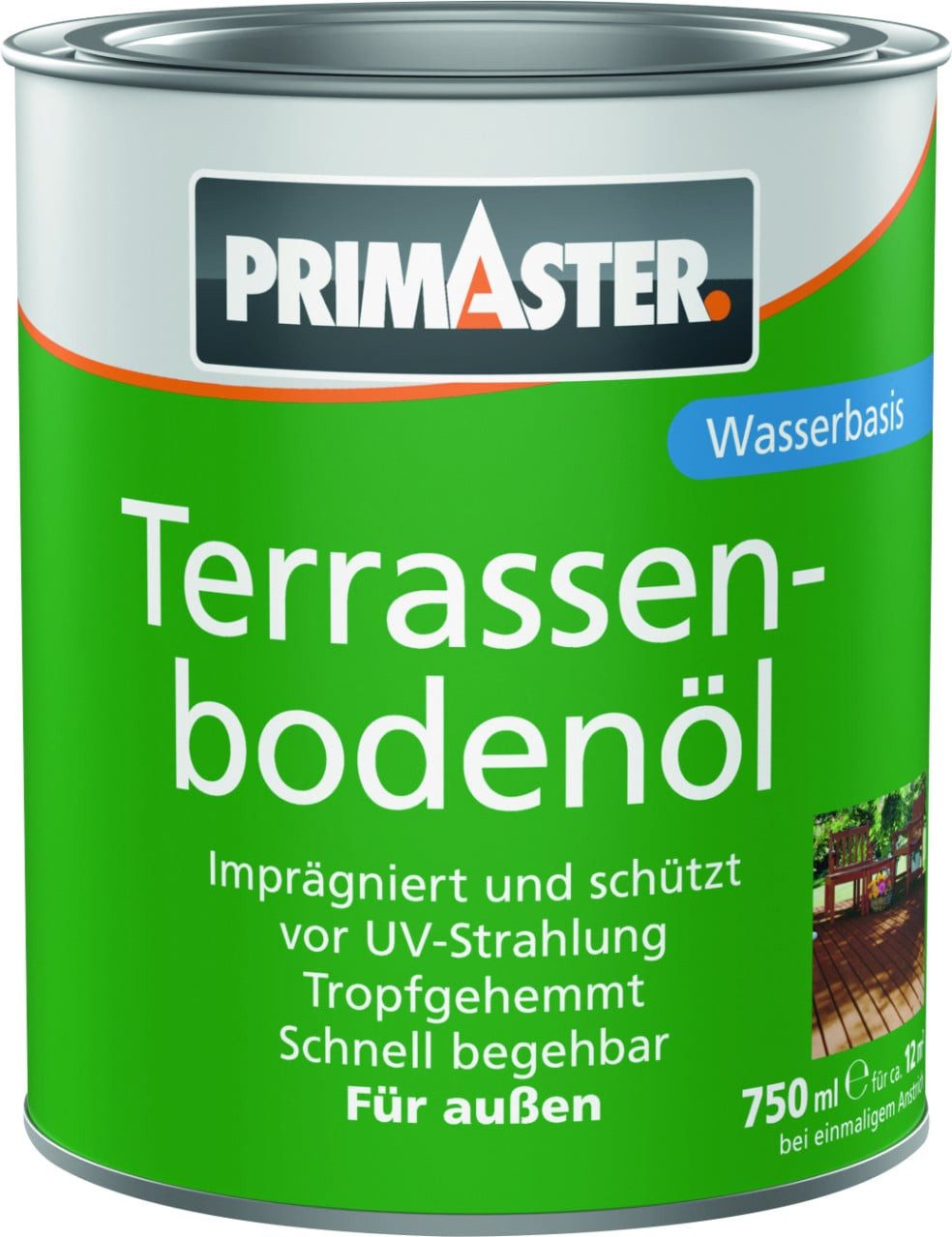 Primaster Hartholzöl Primaster Terrassenbodenöl 750 ml naturbraun