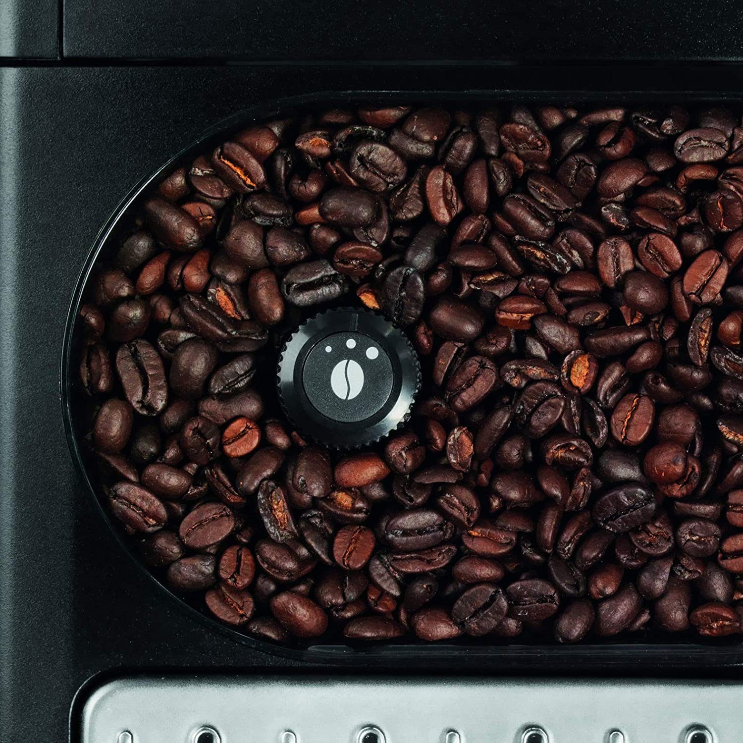 EA mit 81R8 1,8 Espressomaschine, l Krups 1450 Arabica Kaffeevollautomat W, 2-Tassen-Funktion, Kaffeevollautomat, Wassertank, Milchsystem CappucinoPlus-Düse