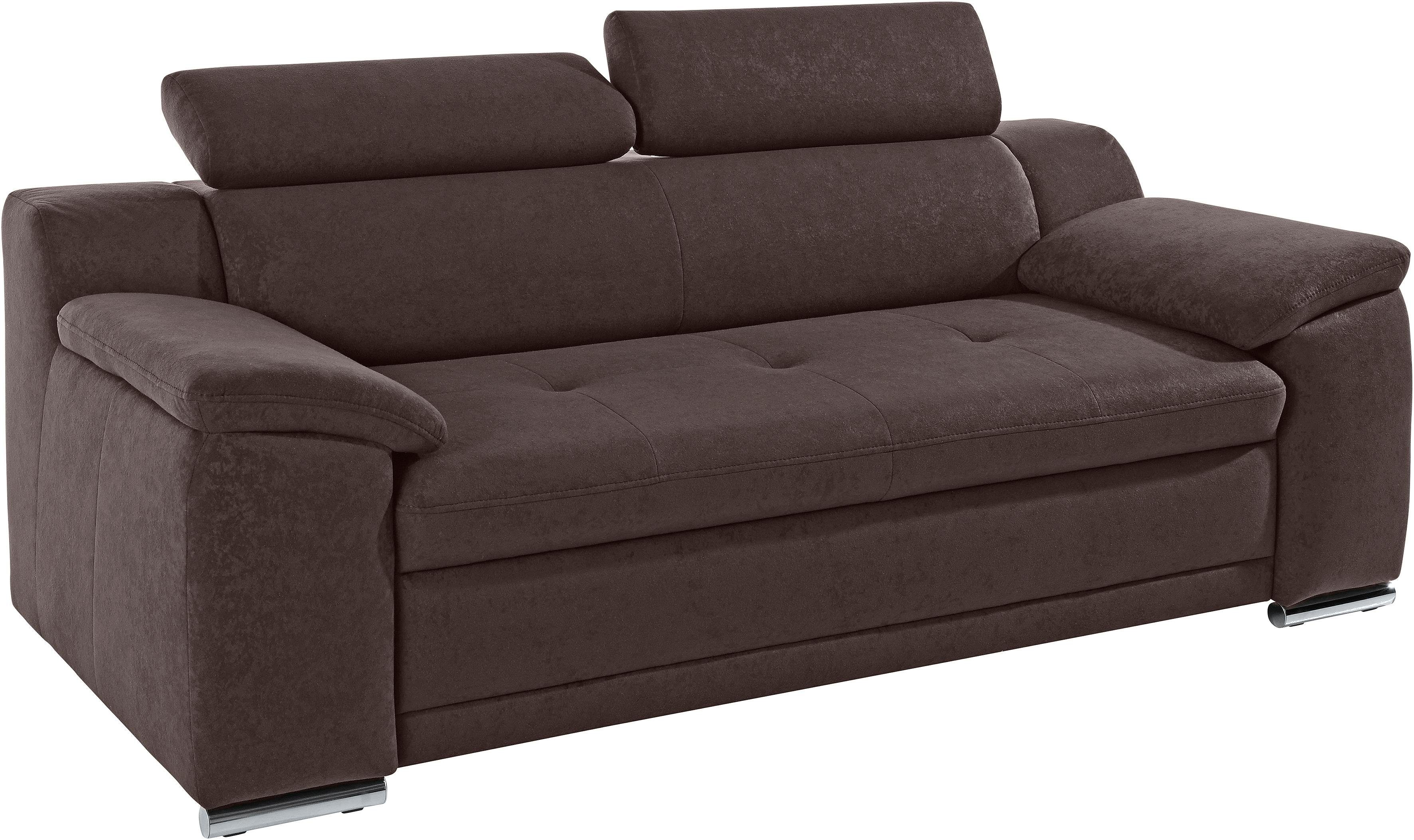 sit&more 3-Sitzer Andiamo, inklusive Kopfteilverstellung