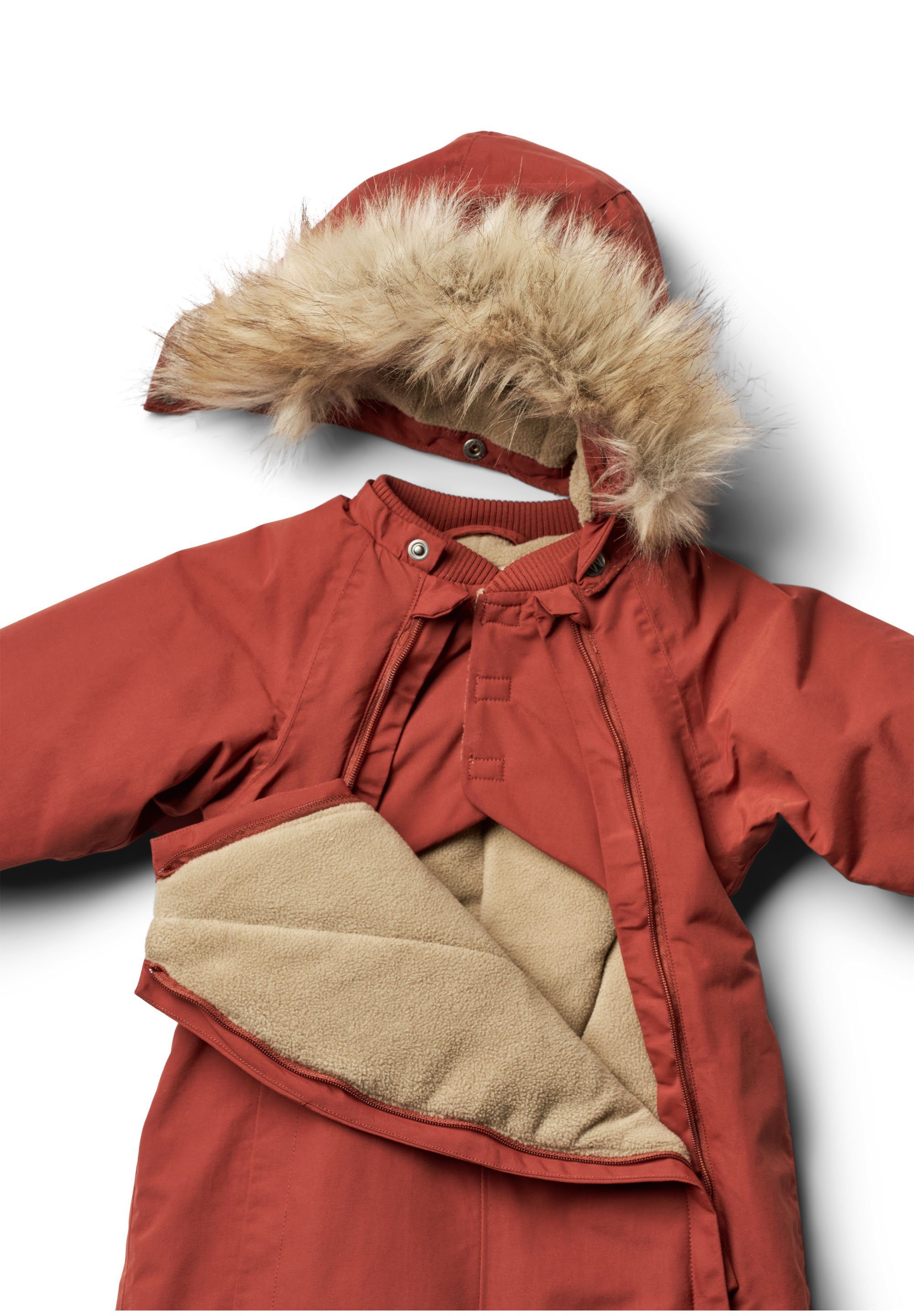 Schneeoverall red Atmungsaktiv, Wasserdicht, Winddicht Nickie WHEAT Tech