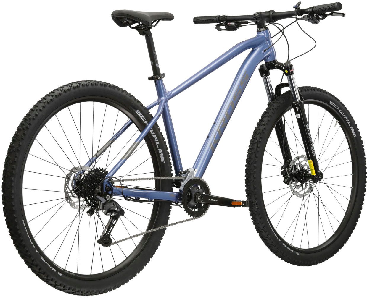 Kross Mountainbike Hardtail Level 2.0, 16 Gang Shimano CUES U4000 Schaltwerk, Kettenschaltung