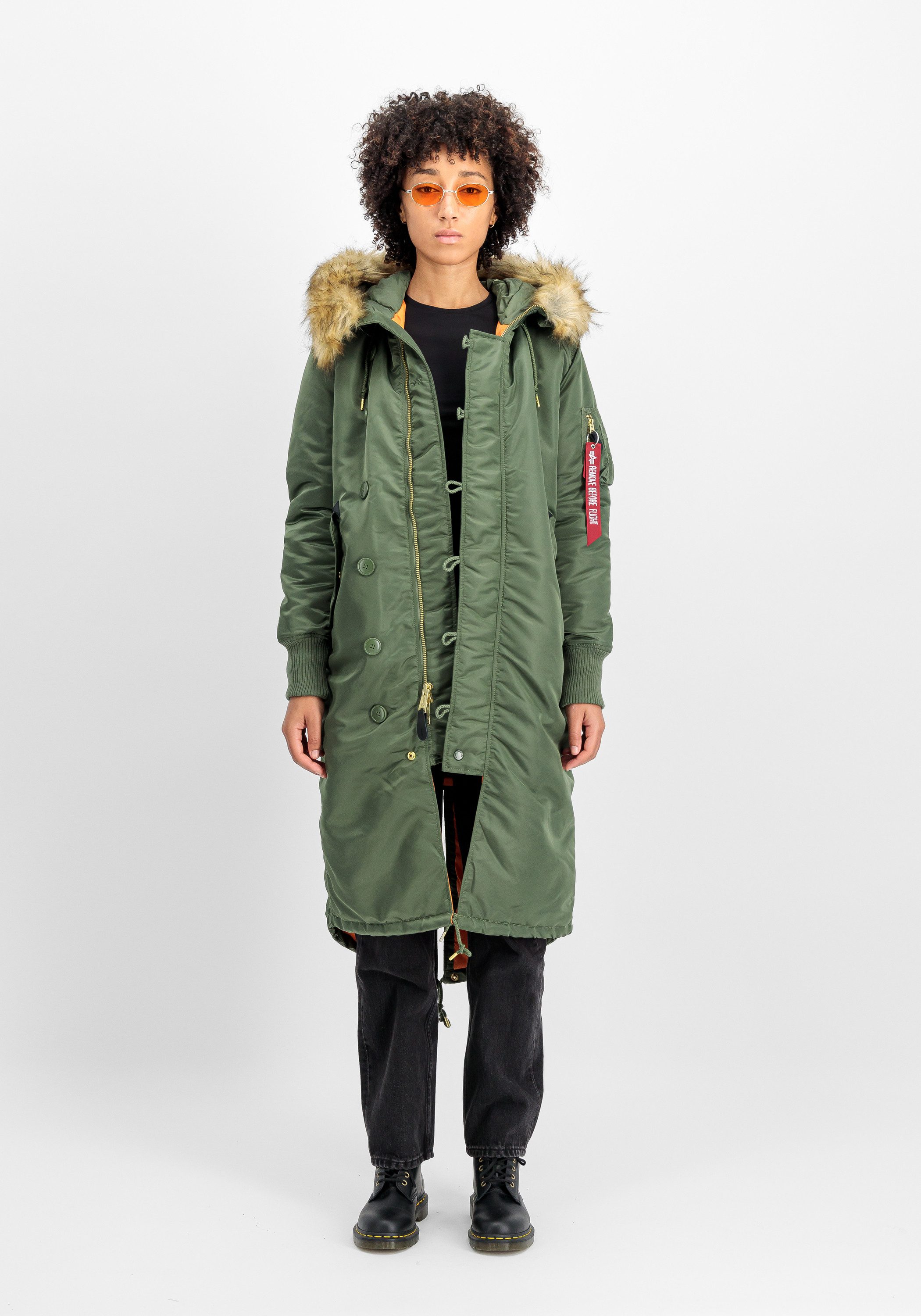 Alpha Industries Winterjacke Long Fishtail W günstig online kaufen