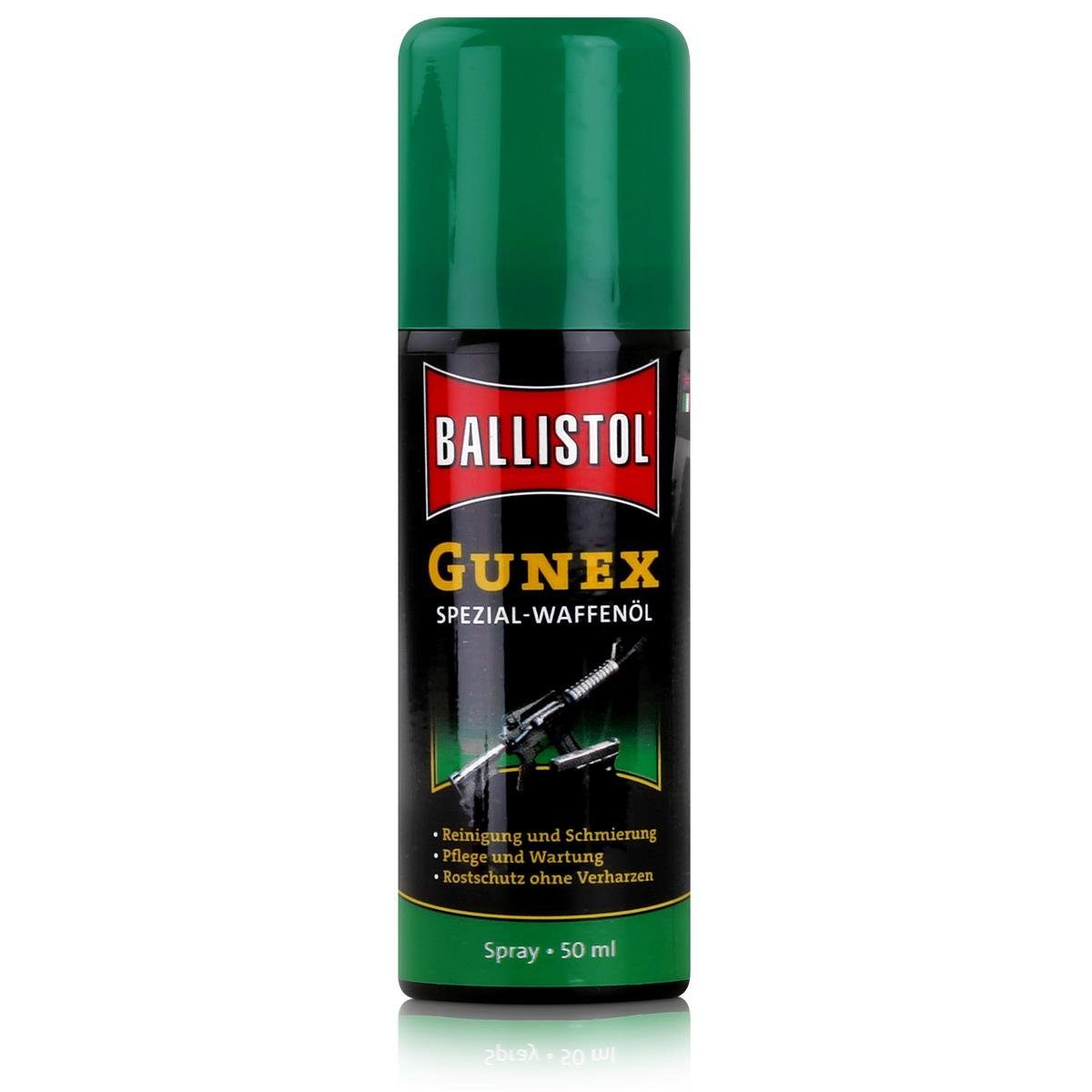 Ballistol Multifunktionsöl Ballistol Gunex Spezial-Waffenöl Spray 50ml - Rostschutz (1er Pack)