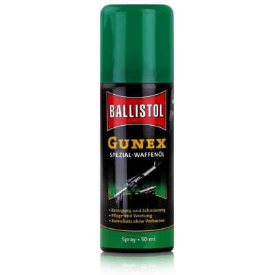 Ballistol Multifunktionsöl Ballistol Gunex Spezial-Waffenöl Spray 50ml - Rostschutz (1er Pack)