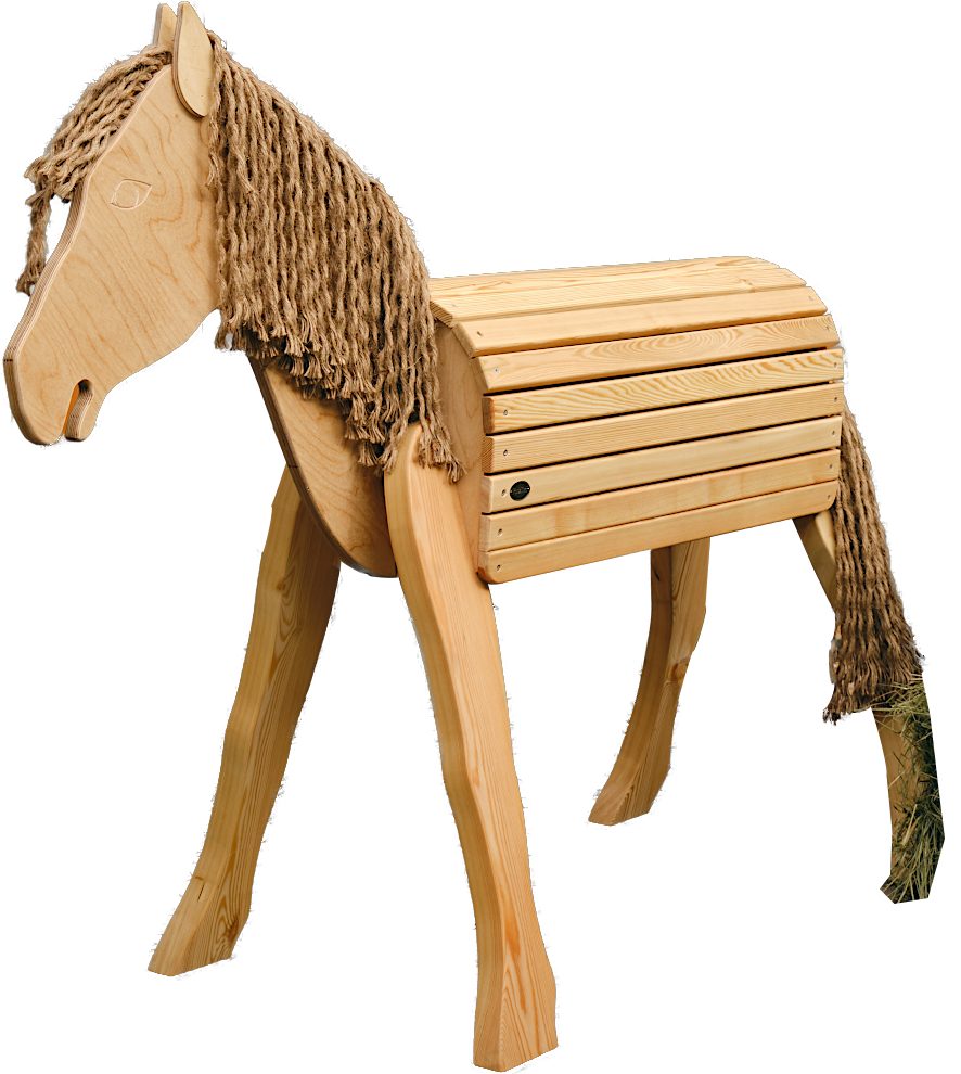 Holzpferd Holzpferd Holz-Pferd Shetty Jumper, 89cm