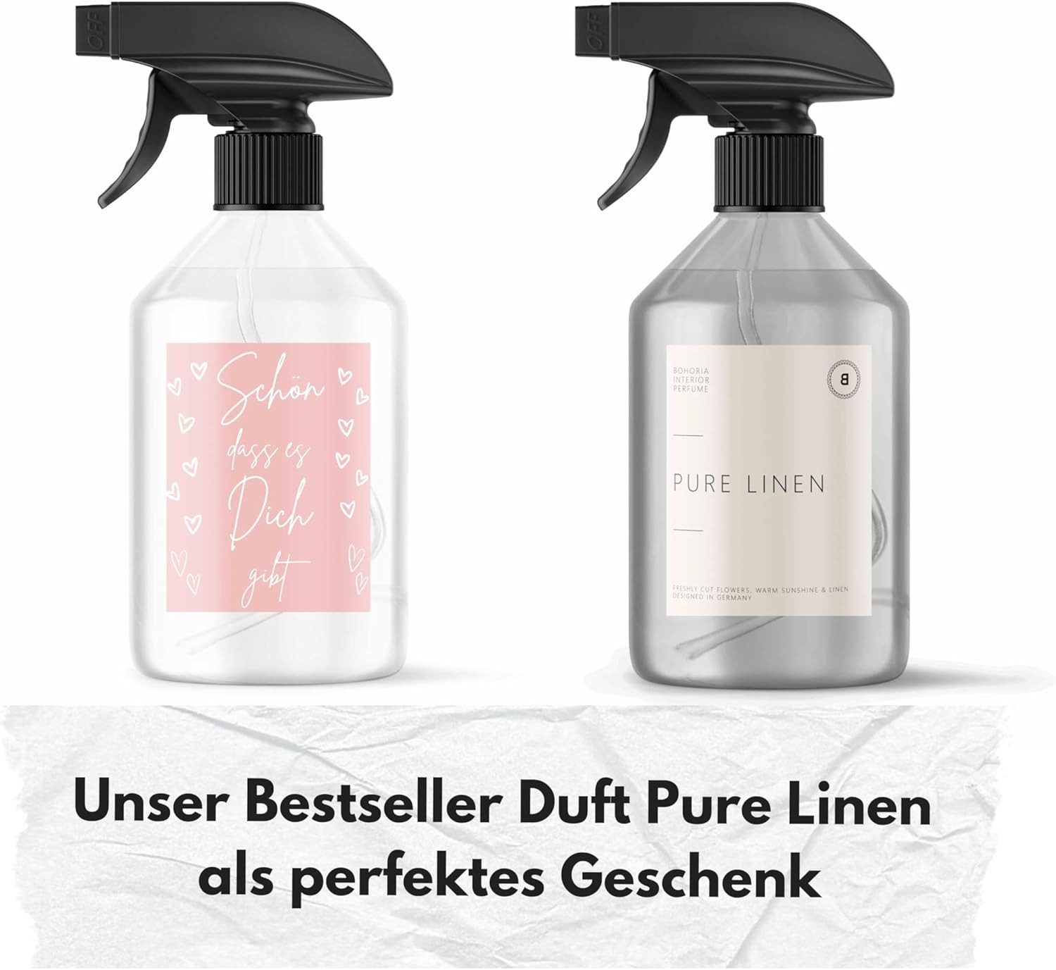 BOHORIA Raumduft Raumspray 500ml Geschenk mit Spruch