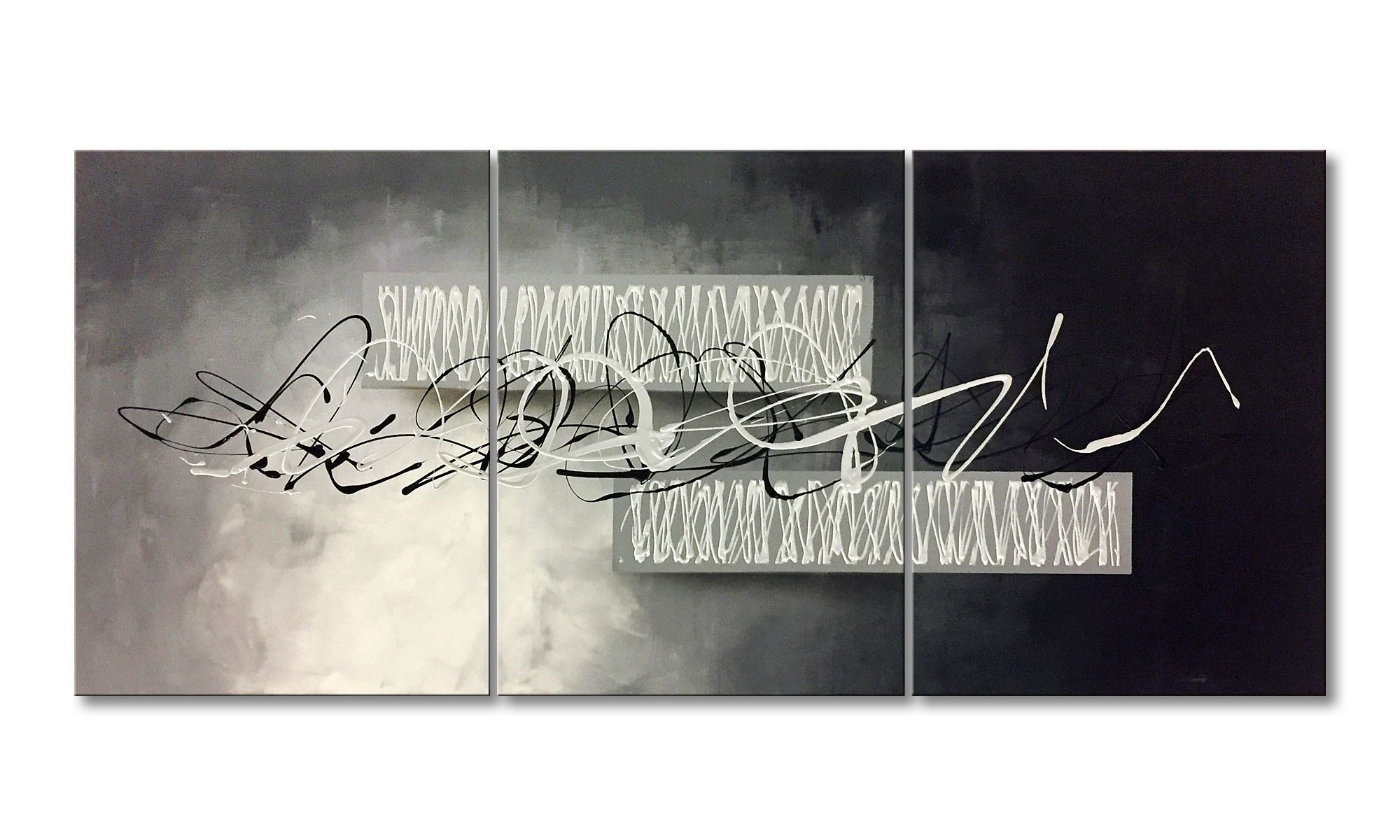 WandbilderXXL Gemälde Glimpse Of Hope 180 x 80 cm, Abstraktes Gemälde, handgemaltes Unikat