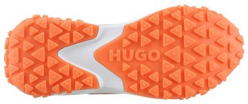 HUGO GO1St Sneaker kontrastfarbenem Sohlenbelag, Freizeitschuh, Halbschuh, Schnürschuh