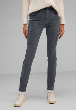 STREET ONE Gerade Jeans High Waist