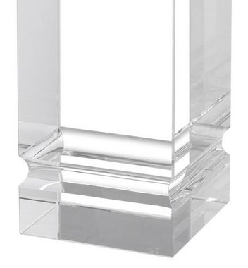 Casa Padrino Kerzenhalter Luxus Kristallglas Kerzenhalter 12 x 12 x H. 31 cm - Hotel Dekoration