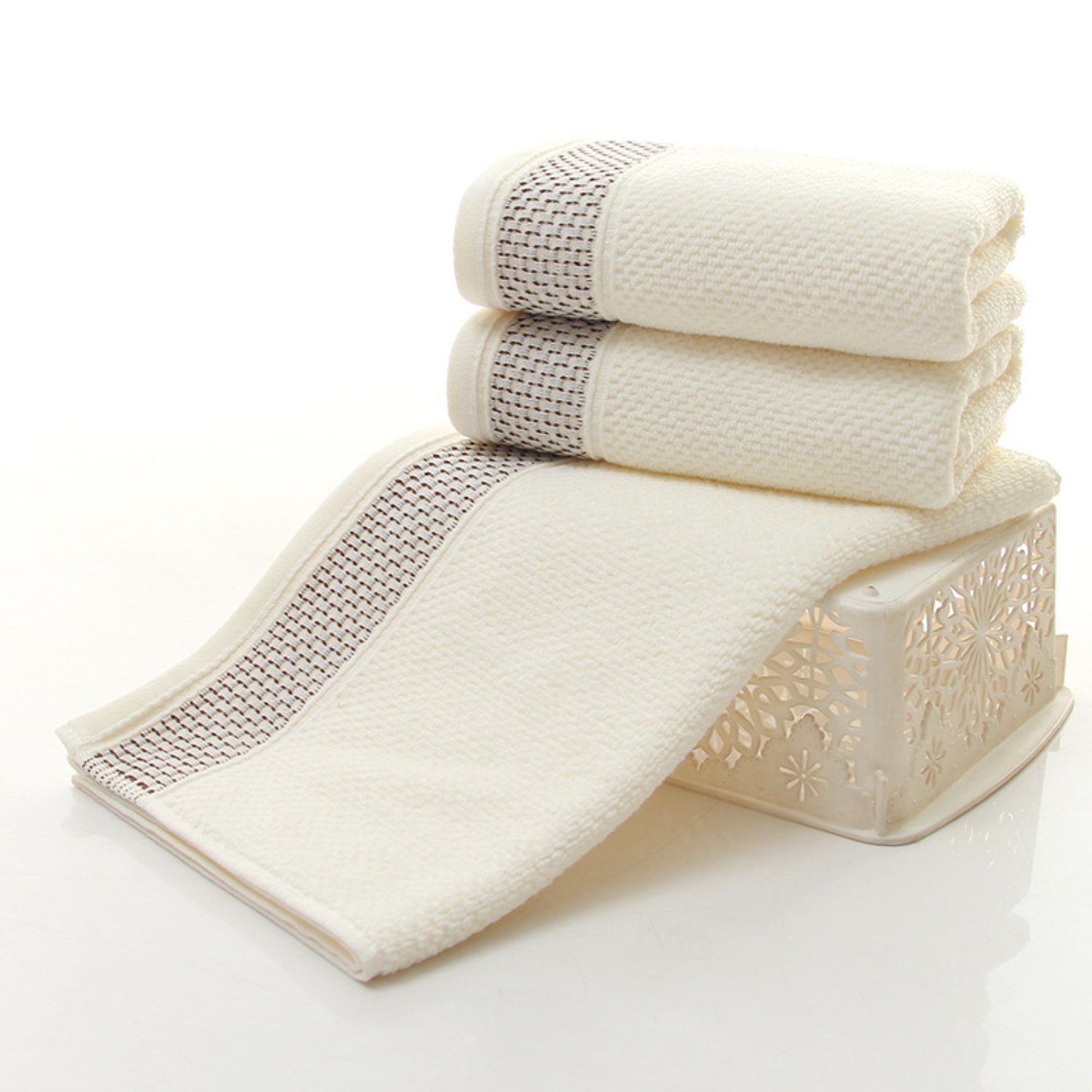 BYSURE Handtuch Set, Baumwolle (3-St), 2 günstig online kaufen