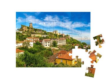 puzzleYOU Puzzle Majestätische Burg Kruja in Albanien, 48 Puzzleteile, puzzleYOU-Kollektionen Weitere Europa-Motive