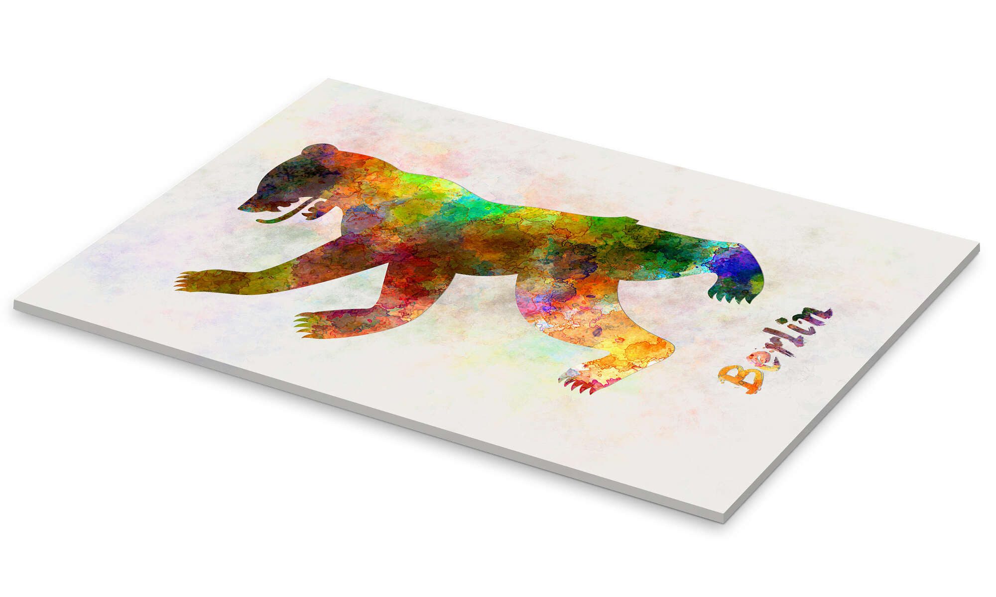 Posterlounge Wandbild Berliner Bär, Editors Choice, erhältlich als Poster, Leinwandbild, Wandsticker oder Acrylglasbild