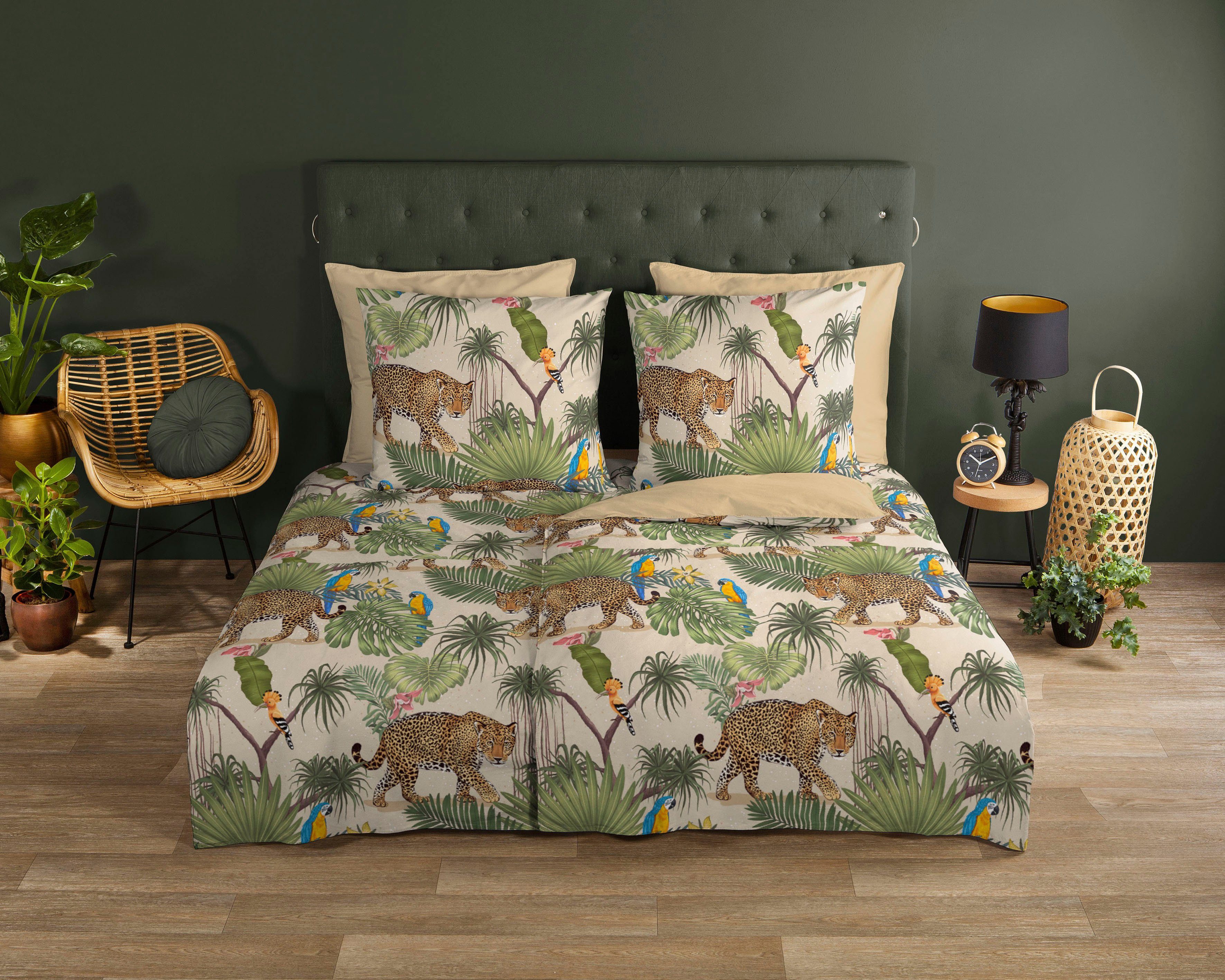 good morning Wendebettwäsche Tropical, Renforcé, 2 günstig online kaufen