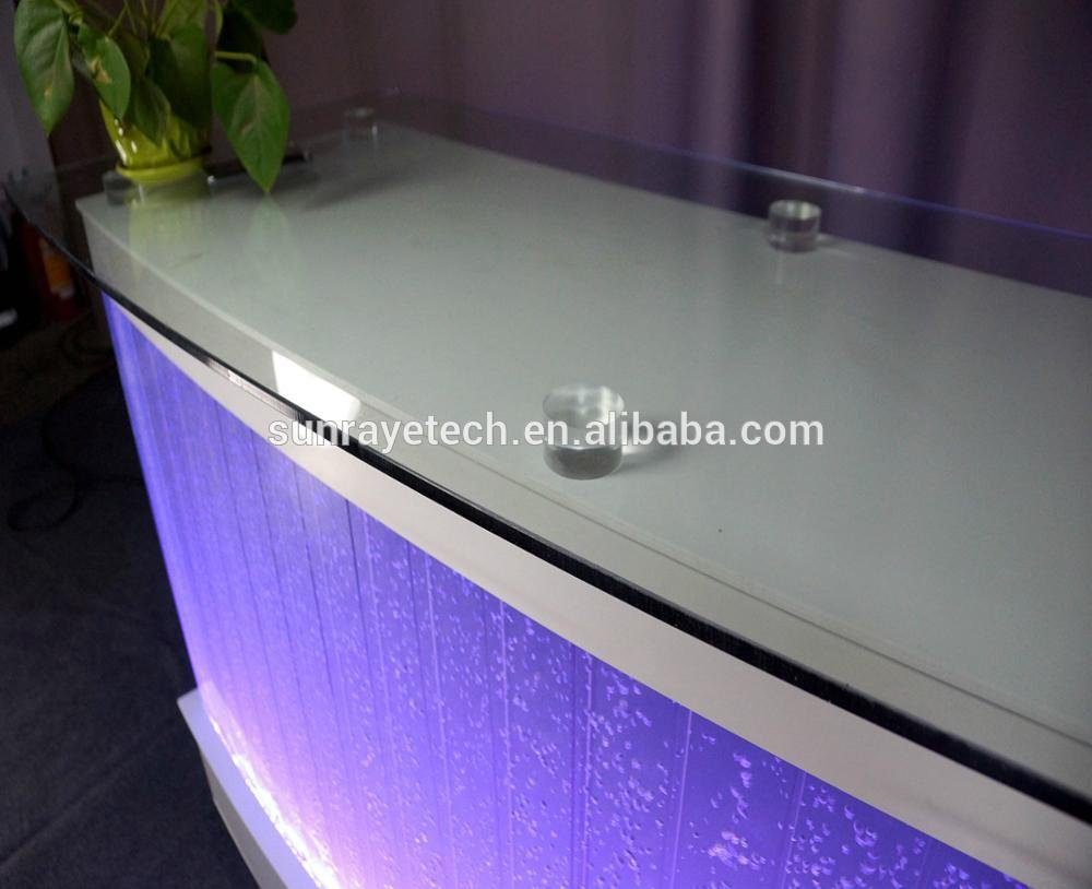 JVmoebel Bartisch, Bar Design Empfang Luxus Wasser neu Säule Wand Tische Beleuchtete