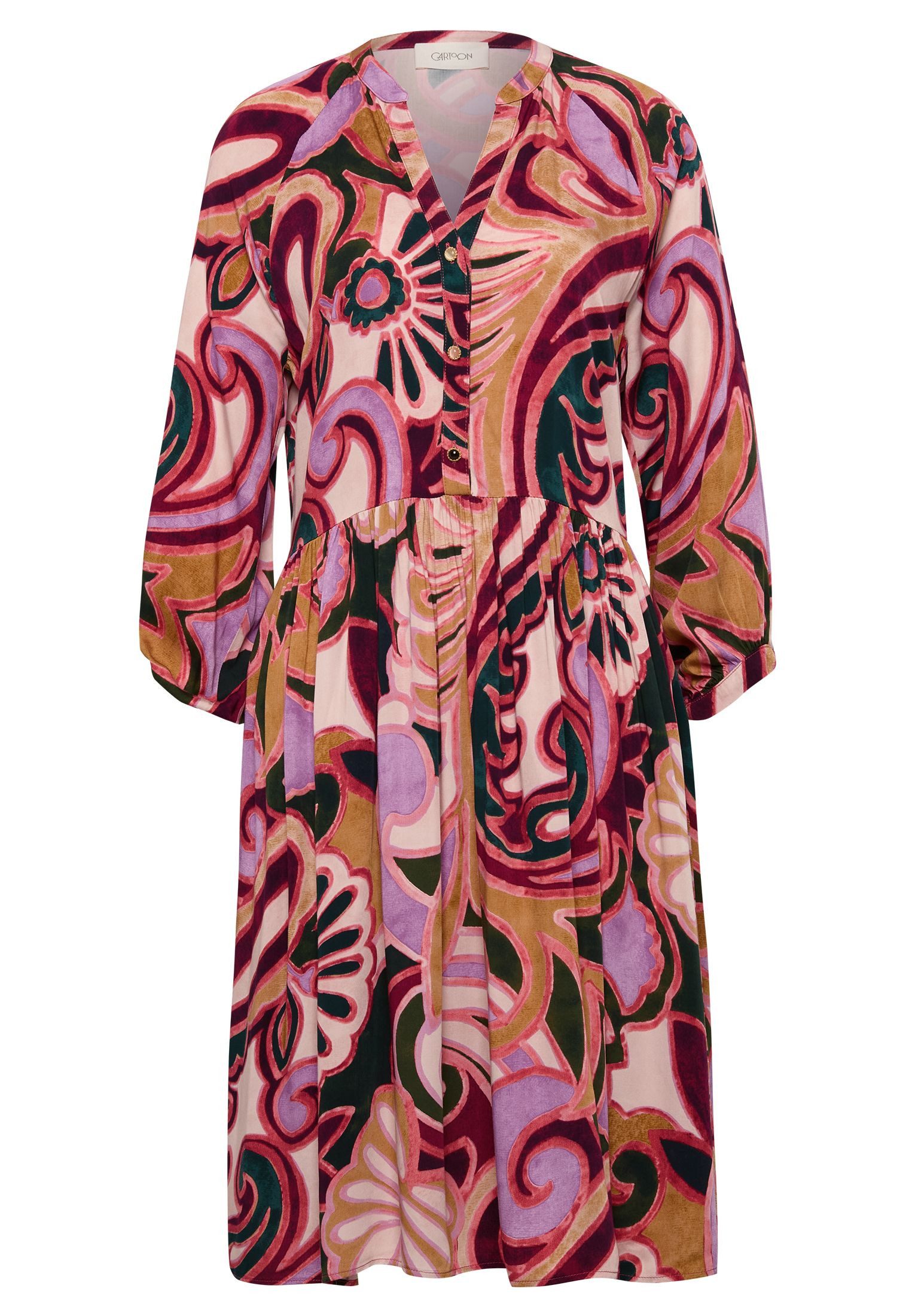 Blusenkleid Damen mit Taschen
