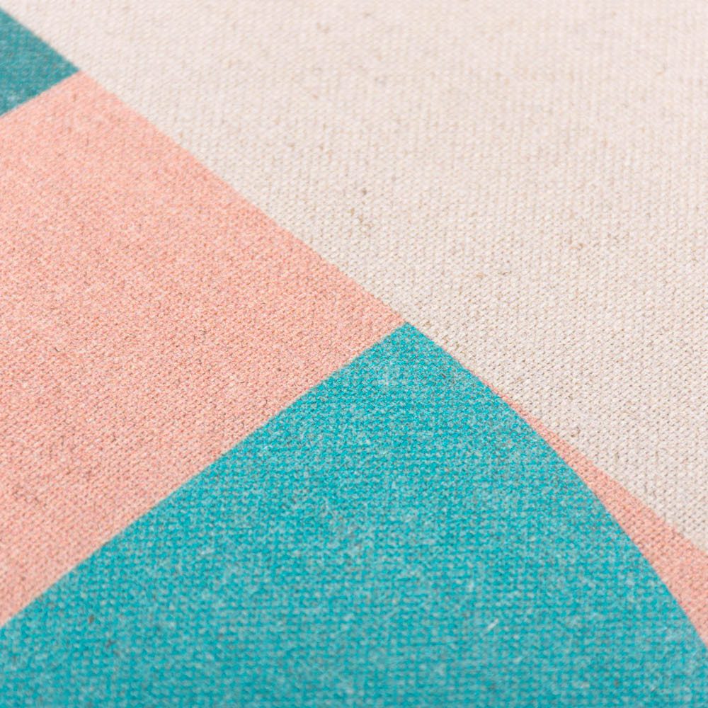 Magma Heimtex Dekokissen Wende-Kissenhülle Shapes Digitaldruck Leinen-Mischgewebe bunt 45x45cm