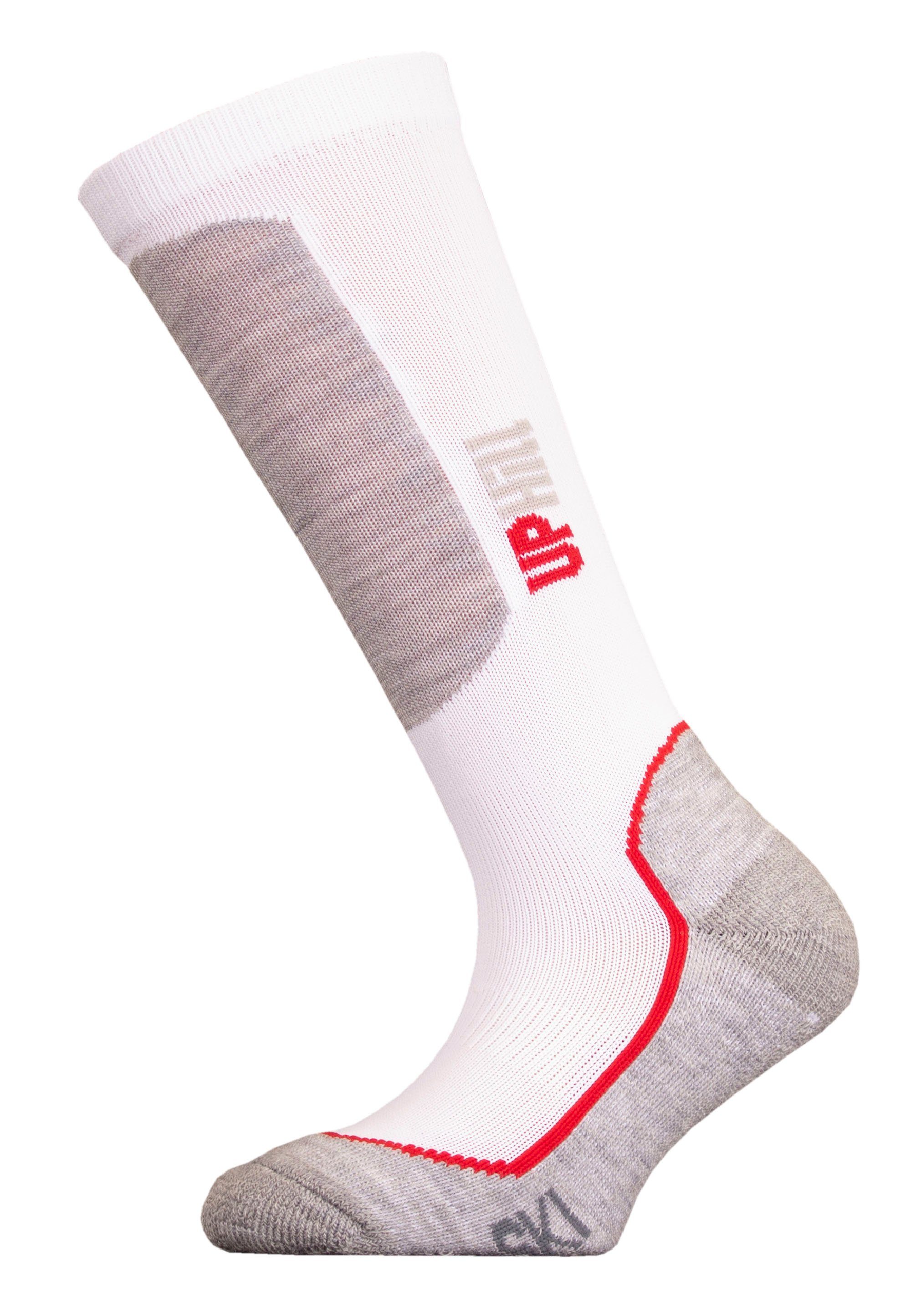 UphillSport Socken HALLA JR (1-Paar) Dry-Technologie weiß-grau mit praktischer Quick